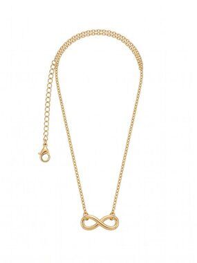 3/$20 NIP | Gold-Tone Infinity Symbol Pendant Delicate Chain Necklace